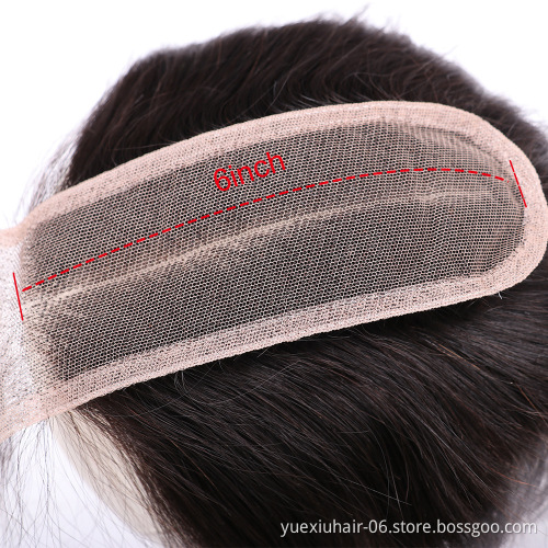 Wholesale Kim K 2x6 Lace Closure,Brazilian Human Hair Straight 2*6 Lace Closure,Middle Part 2x6 Swiss Lace Closure